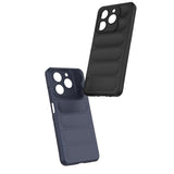 Realme C61 Kılıf Esnek TPU Oyuklu Arka Yüzey Tasarımlı Zore Etnik Silikon Kapak Siyah