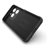 Realme C61 Kılıf Esnek TPU Oyuklu Arka Yüzey Tasarımlı Zore Etnik Silikon Kapak Lacivert