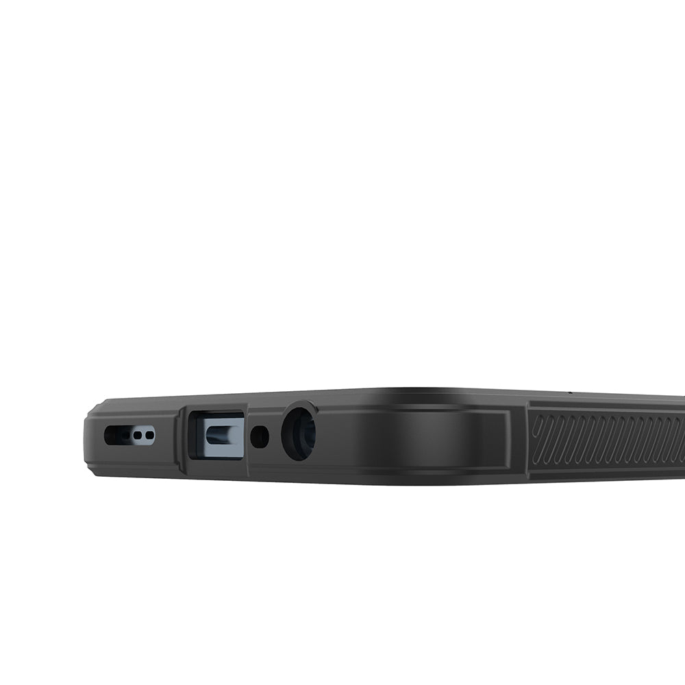 Realme C61 Kılıf Esnek TPU Oyuklu Arka Yüzey Tasarımlı Zore Etnik Silikon Kapak Lacivert