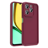 Realme C61 Kılıf Kamera Korumalı Zore Ananas Kapak Pembe
