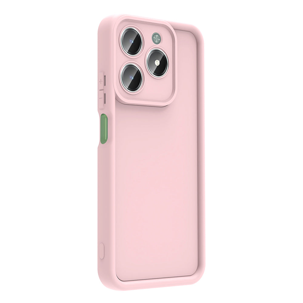 Realme C61 Kılıf Kamera Korumalı Zore Ananas Kapak Pembe