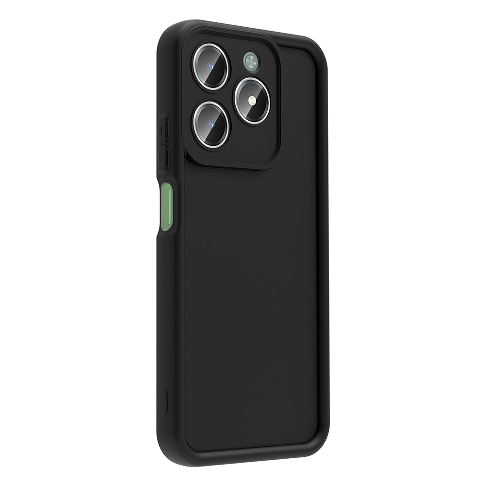 Realme C61 Kılıf Kamera Korumalı Zore Ananas Kapak Mürdüm