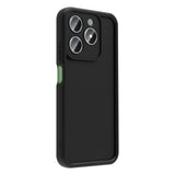Realme C61 Kılıf Kamera Korumalı Zore Ananas Kapak Mürdüm