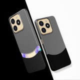 Realme C61 Kılıf Mıknatıslı Zore Duble Kapak Gri
