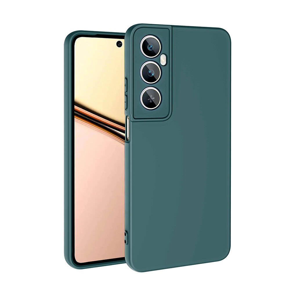 Realme C65 4G Kılıf Zore Mara Lansman Kapak Kırmızı