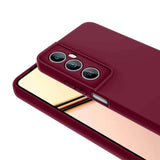 Realme C65 4G Kılıf Zore Mara Lansman Kapak Koyu Mor