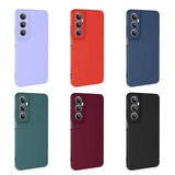 Realme C65 4G Kılıf Zore Mara Lansman Kapak Koyu Mor