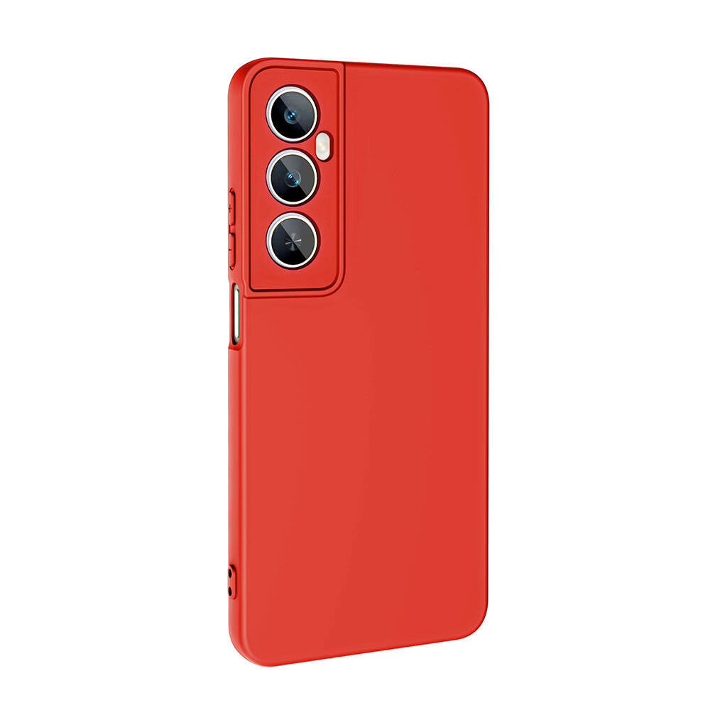 Realme C65 4G Kılıf Zore Mara Lansman Kapak Koyu Mor