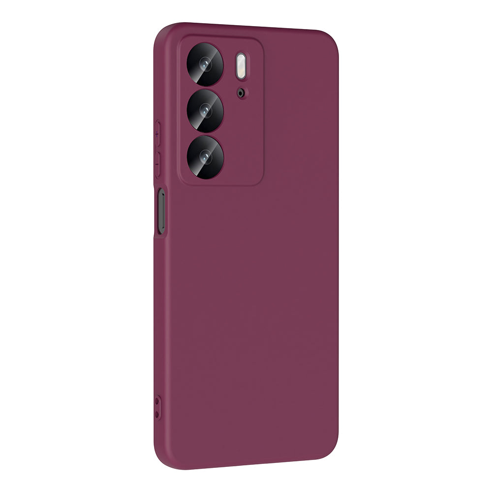 Realme C75 Kılıf Zore Mara Lansman Kapak Koyu Mor