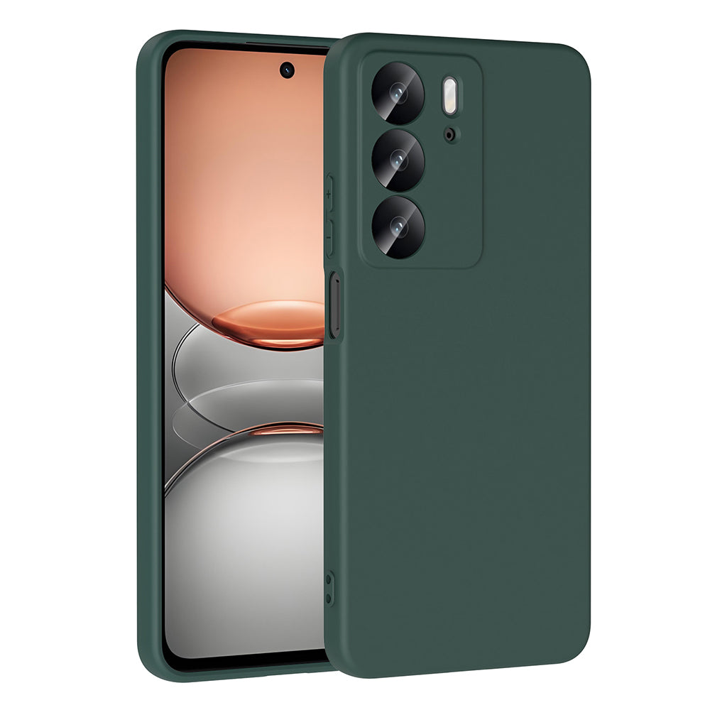 Realme C75 Kılıf Zore Mara Lansman Kapak Koyu Yeşil