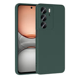 Realme C75 Kılıf Zore Mara Lansman Kapak Koyu Yeşil