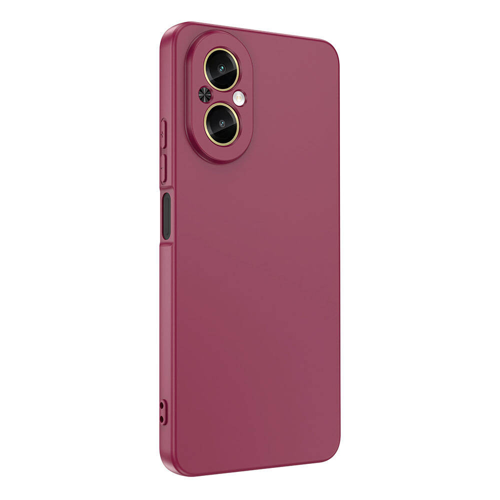 Realme 12 Lite Kılıf Zore Mara Lansman Kapak Koyu Mor