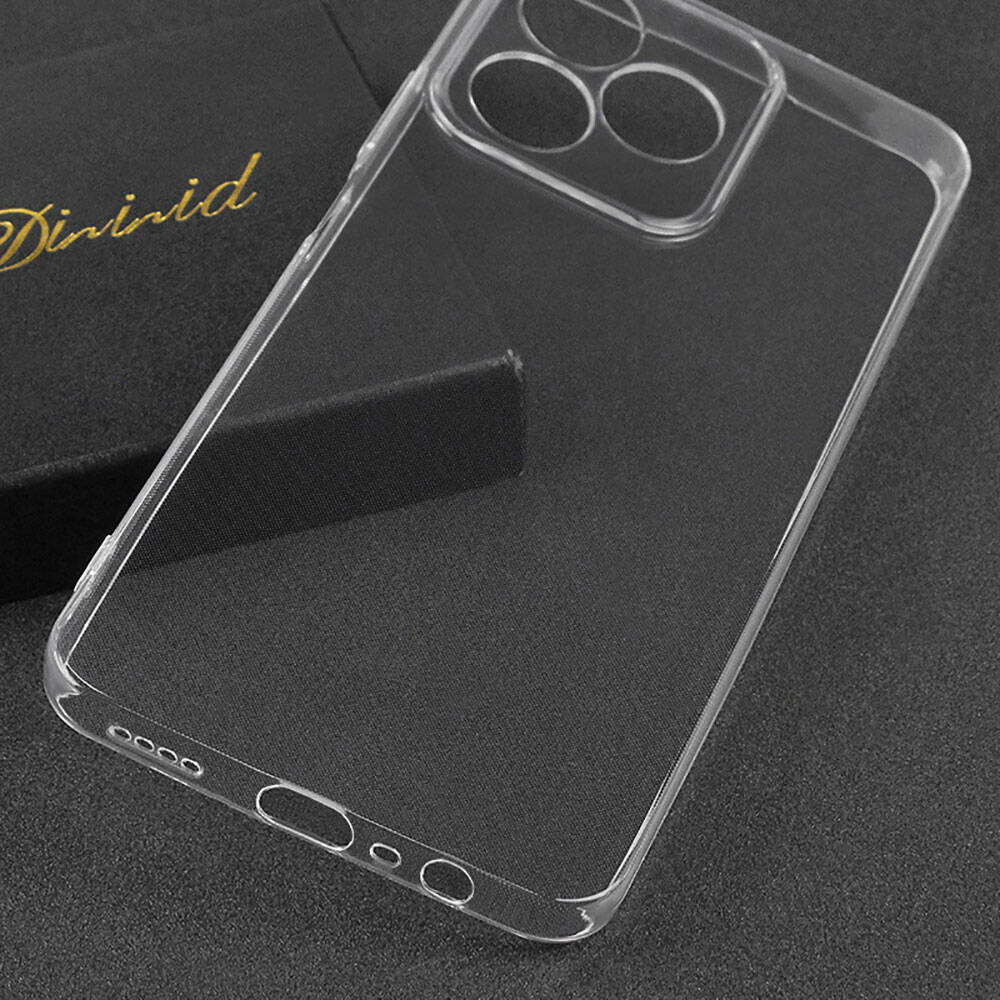 Realme Note 50 Kılıf Zore Süper Silikon Kapak Şeffaf