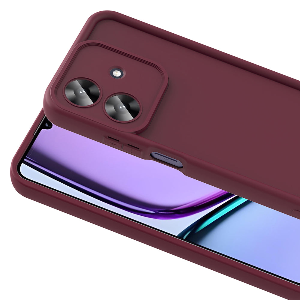Realme Note 60 Kılıf Kamera Korumalı Zore Ananas Kapak Siyah
