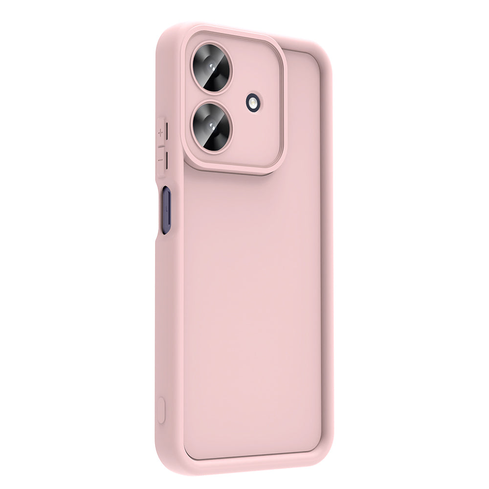 Realme Note 60 Kılıf Kamera Korumalı Zore Ananas Kapak Mürdüm