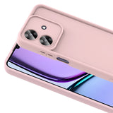 Realme Note 60 Kılıf Kamera Korumalı Zore Ananas Kapak Mürdüm