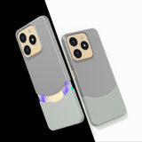 Realme Note 60 Kılıf Mıknatıslı Zore Duble Kapak Gri