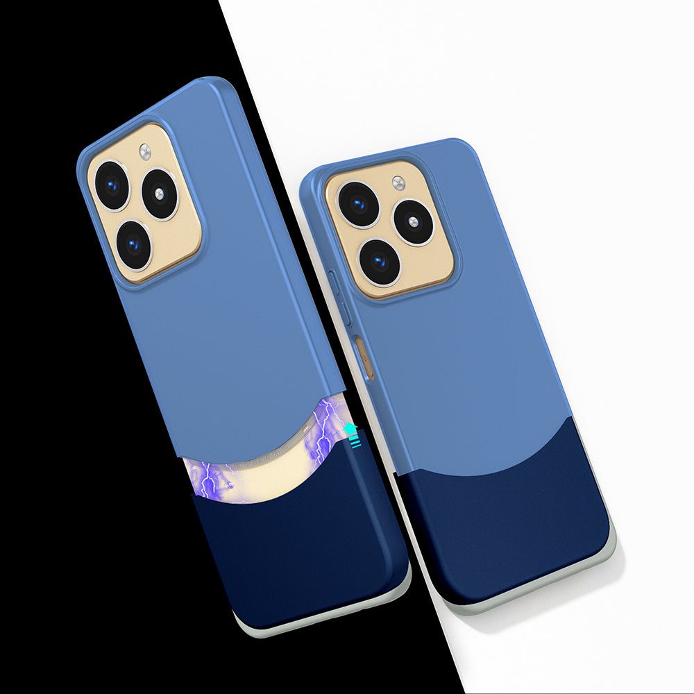 Realme Note 60 Kılıf Mıknatıslı Zore Duble Kapak Lacivert