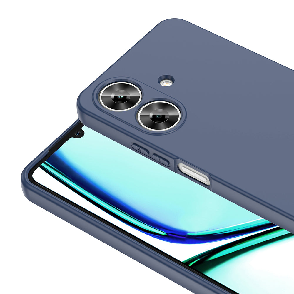 Realme Note 60 Kılıf Zore Mara Lansman Kapak Koyu Mor