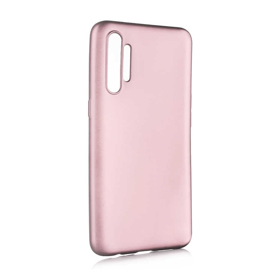 Realme XT Kılıf Zore Premier Silikon Kapak Rose Gold