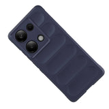 Redmi Note 13 Pro 4G Kılıf Esnek TPU Oyuklu Arka Yüzey Tasarımlı Zore Etnik Silikon Kapak Koyu Yeşil