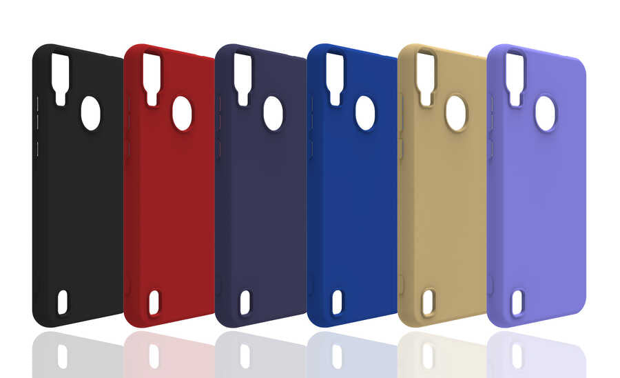 Reeder P13 Blue Kılıf Zore Biye Silikon Mavi
