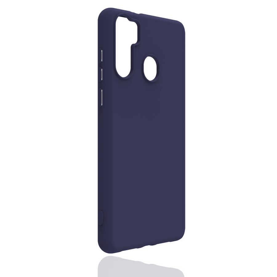 Reeder P13 Blue Max Kılıf Zore Biye Silikon Lacivert