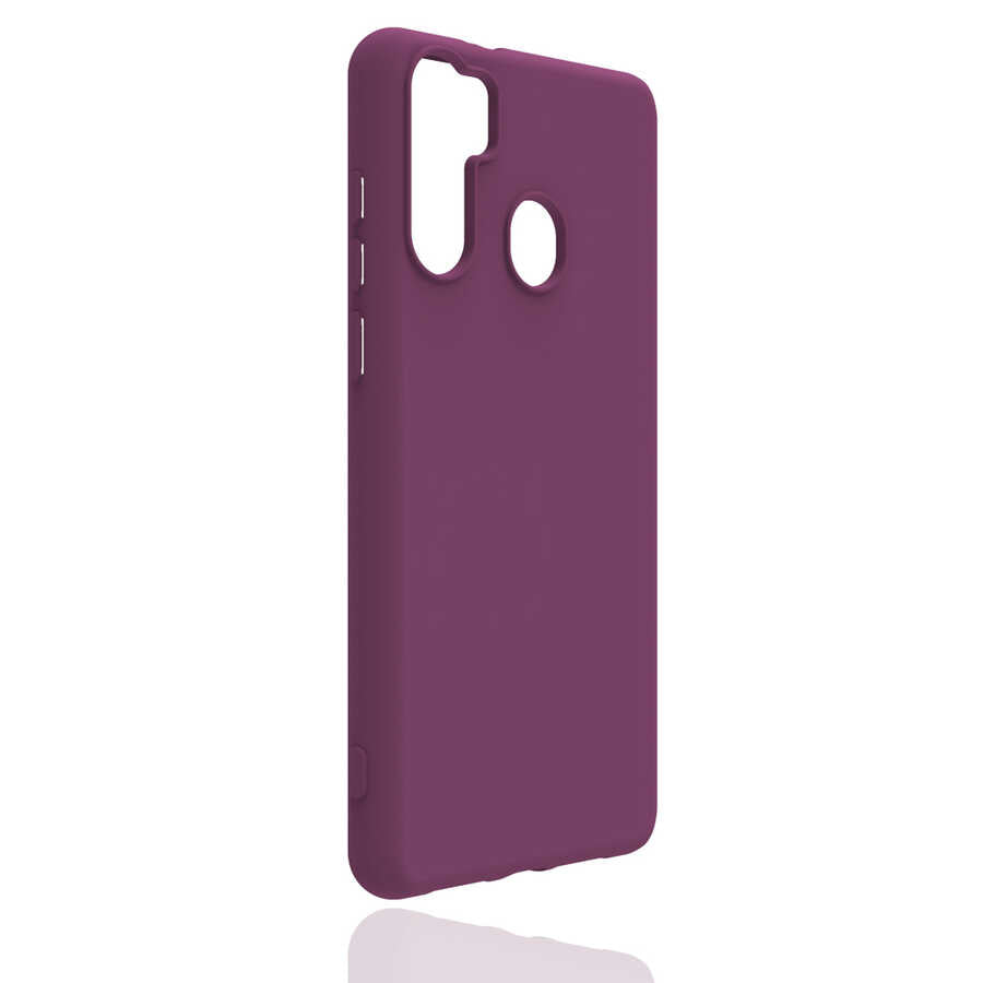 Reeder P13 Blue Max Kılıf Zore Biye Silikon Mor