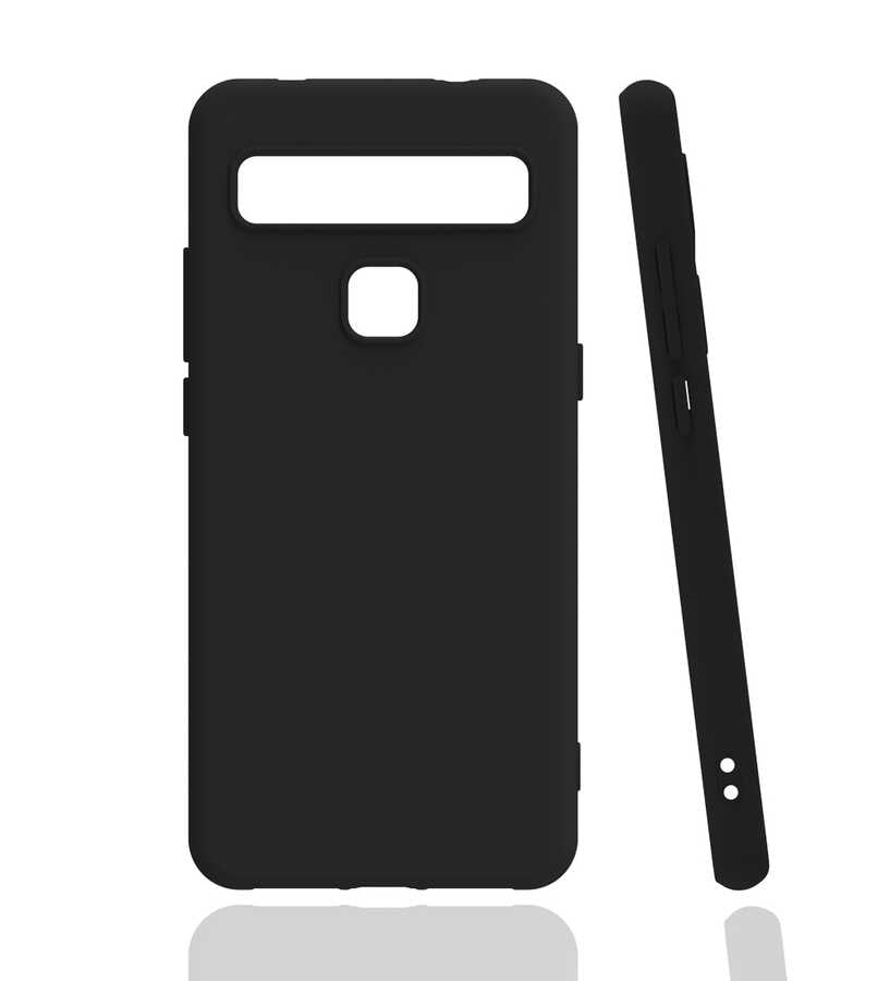 TCL 10L Kılıf Zore Biye Silikon Lila