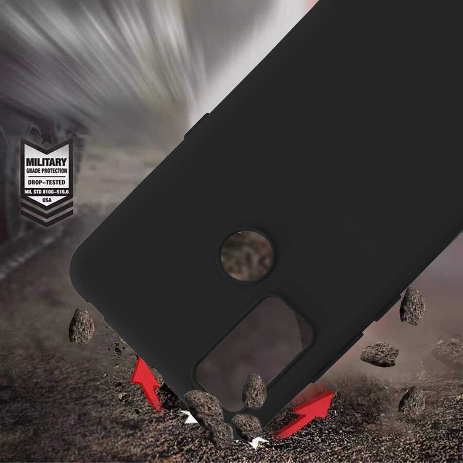 TCL 20E Kılıf Zore Biye Silikon Lila