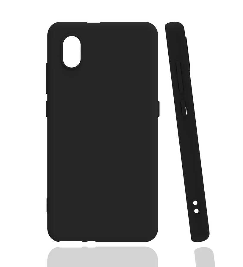 TCL L7 Kılıf Zore Biye Silikon Siyah