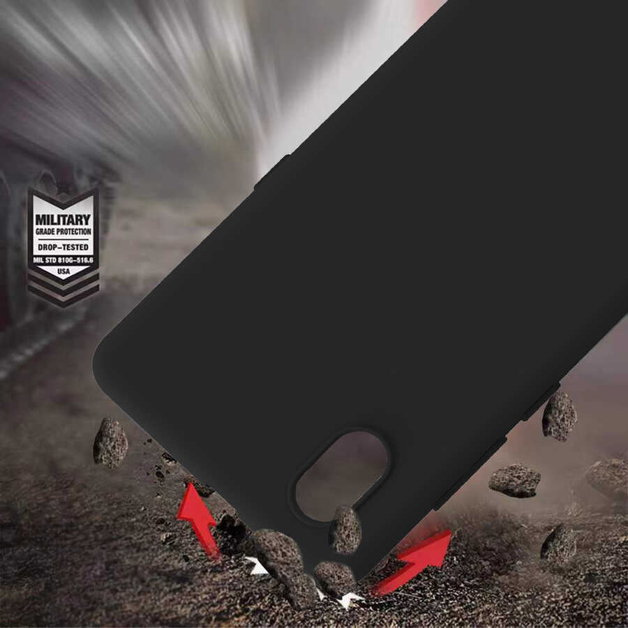 TCL L7 Kılıf Zore Biye Silikon Kırmızı