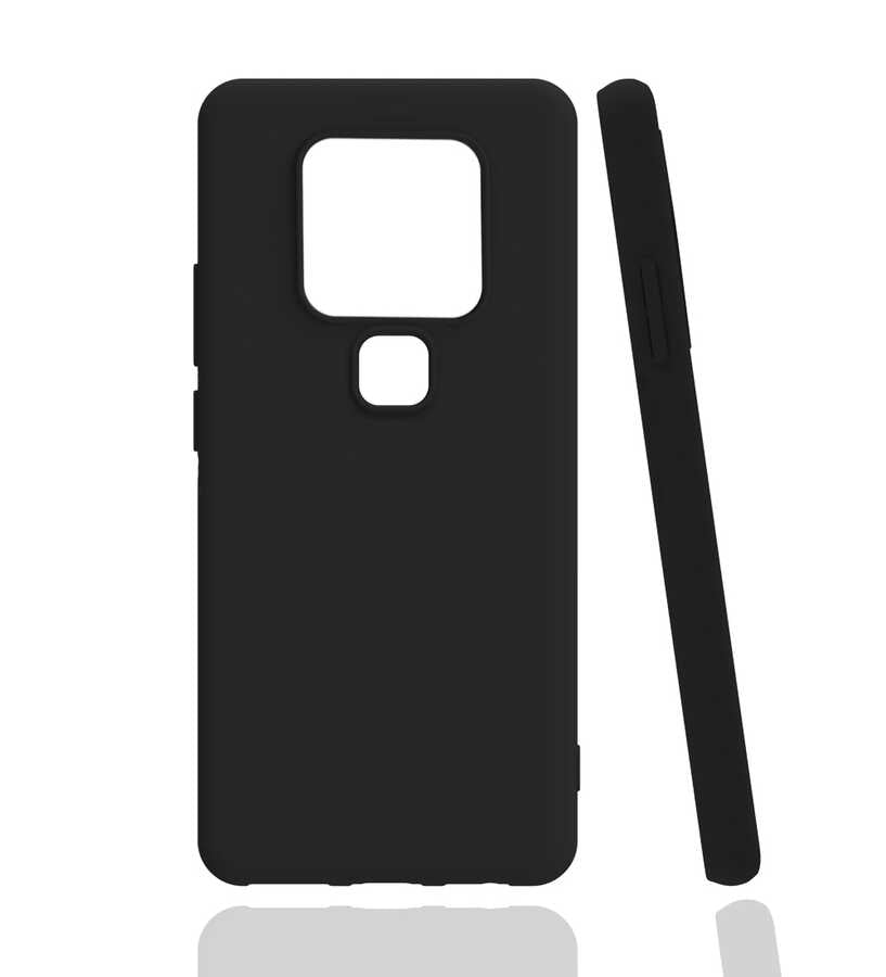 Tecno Camon 16 Kılıf Zore Biye Silikon Lacivert