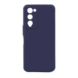 Tecno Camon 18 Kılıf Zore Biye Silikon Lacivert