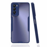 Tecno Camon 18 Kılıf Zore Parfe Kapak Lacivert