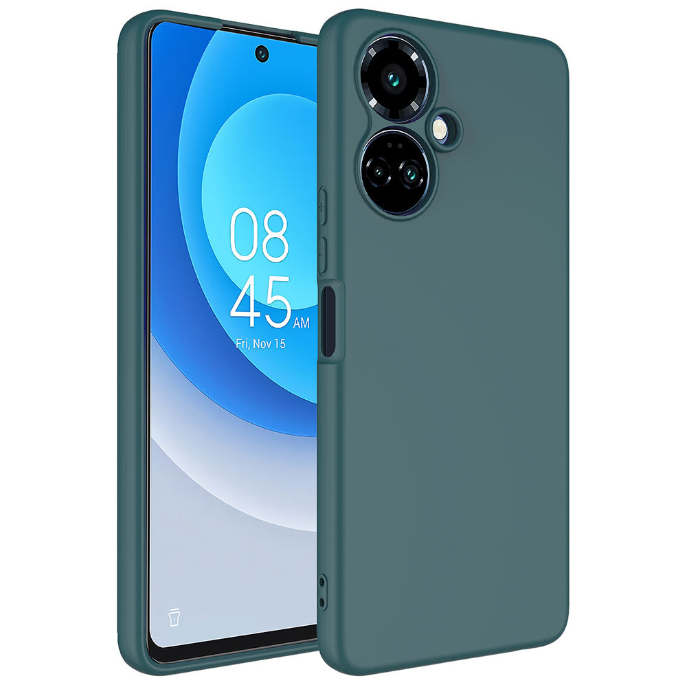 Tecno Camon 19 Pro Kılıf Zore Mara Lansman Kapak Koyu Yeşil