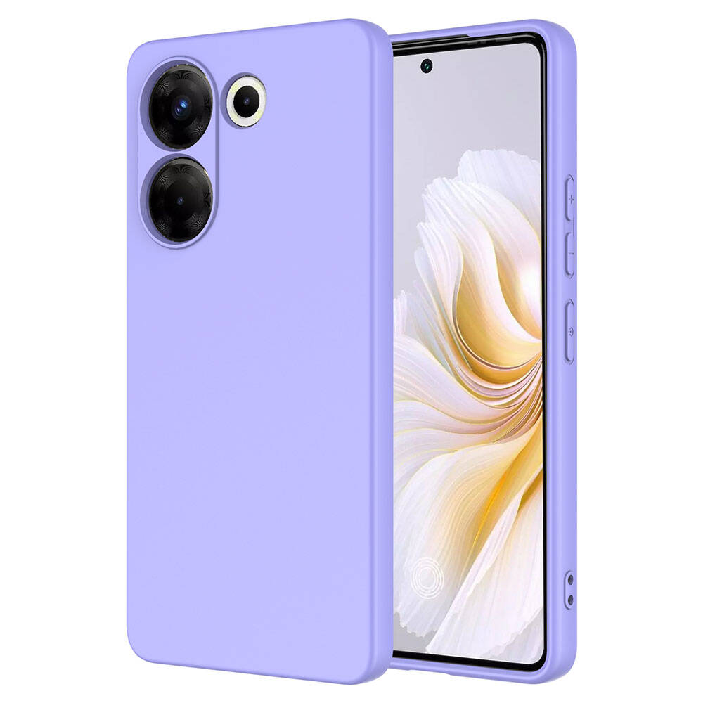 Tecno Camon 20 Pro 4G Kılıf Zore Mara Lansman Kapak Koyu Mor