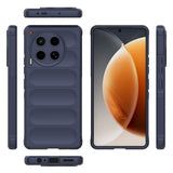 Tecno Camon 30 4G Kılıf Esnek TPU Oyuklu Arka Yüzey Tasarımlı Zore Etnik Silikon Kapak Koyu Yeşil