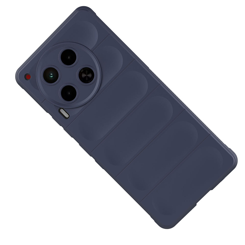 Tecno Camon 30 4G Kılıf Esnek TPU Oyuklu Arka Yüzey Tasarımlı Zore Etnik Silikon Kapak Koyu Yeşil
