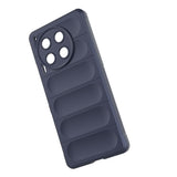 Tecno Camon 30 4G Kılıf Esnek TPU Oyuklu Arka Yüzey Tasarımlı Zore Etnik Silikon Kapak Siyah