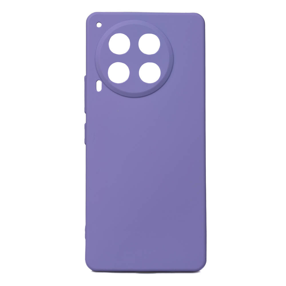 Tecno Camon 30 Kılıf Zore Biye Silikon Mor