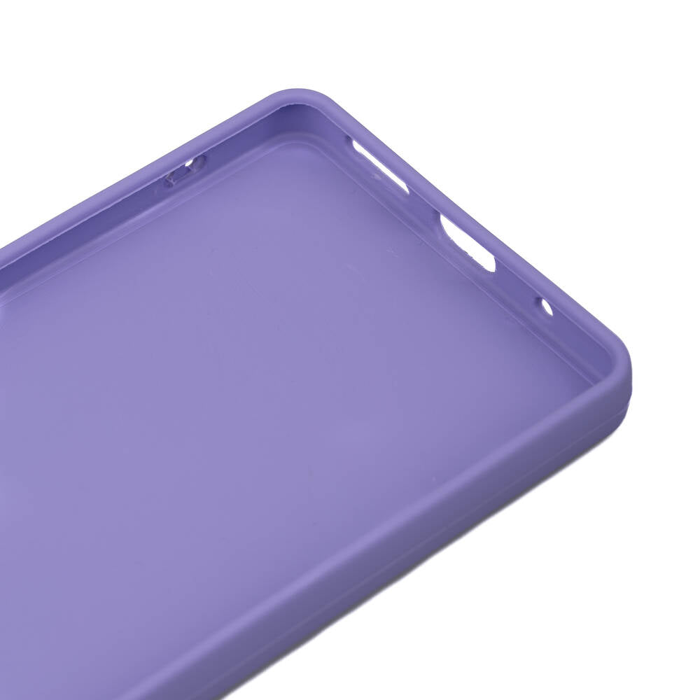 Tecno Camon 30 Kılıf Zore Biye Silikon Mor