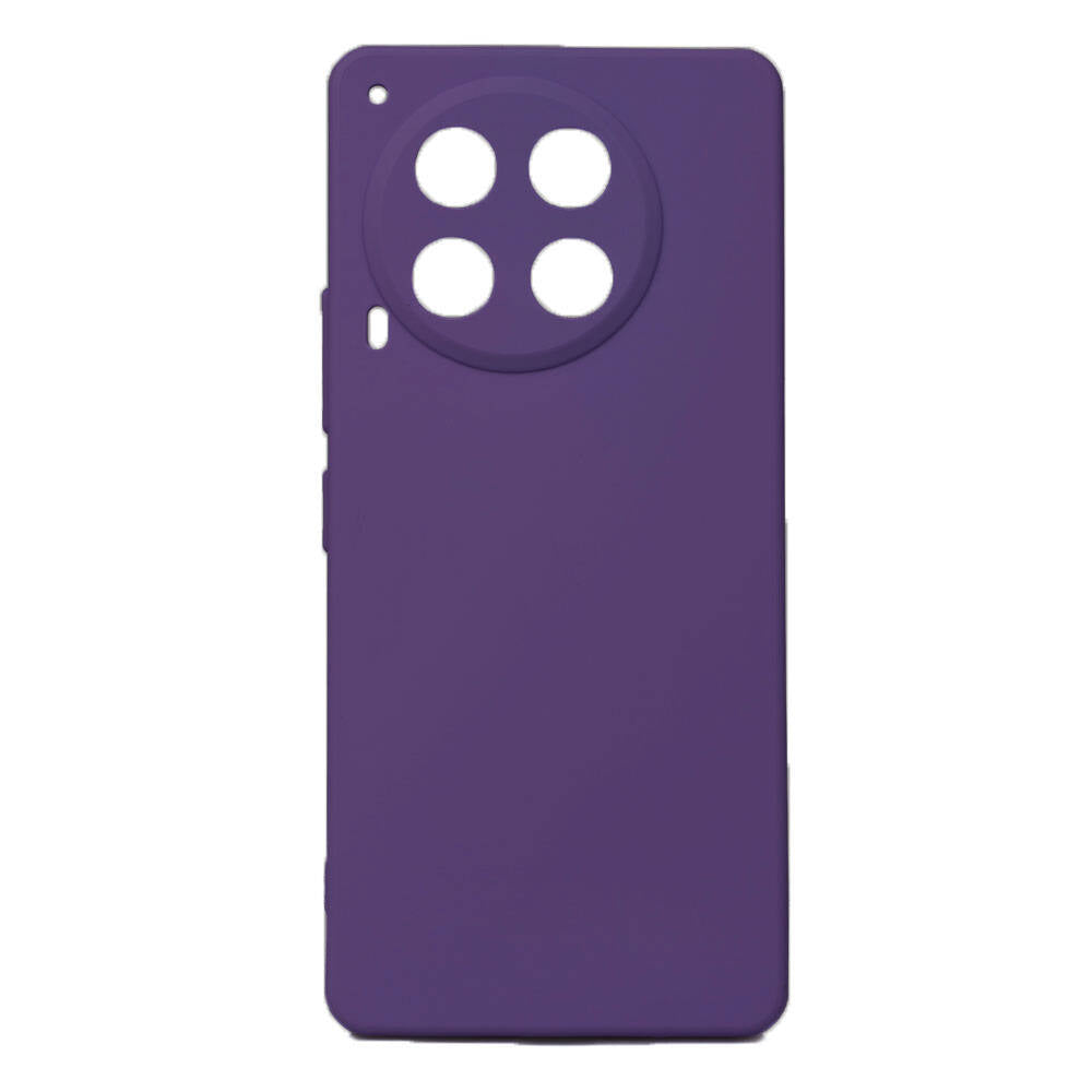 Tecno Camon 30 Kılıf Zore Biye Silikon Lila