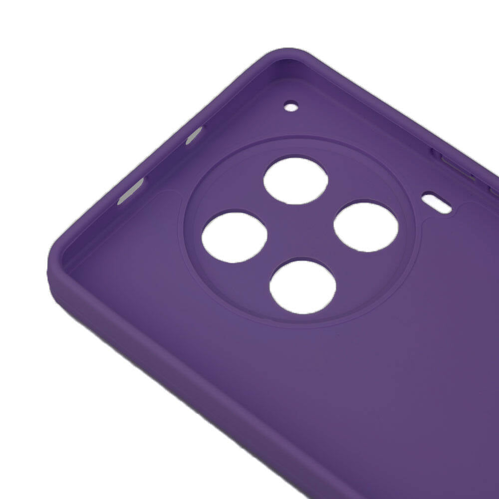 Tecno Camon 30 Kılıf Zore Biye Silikon Mor