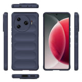 Tecno Camon 30 Pro 5G Kılıf Esnek TPU Oyuklu Arka Yüzey Tasarımlı Zore Etnik Silikon Kapak Siyah