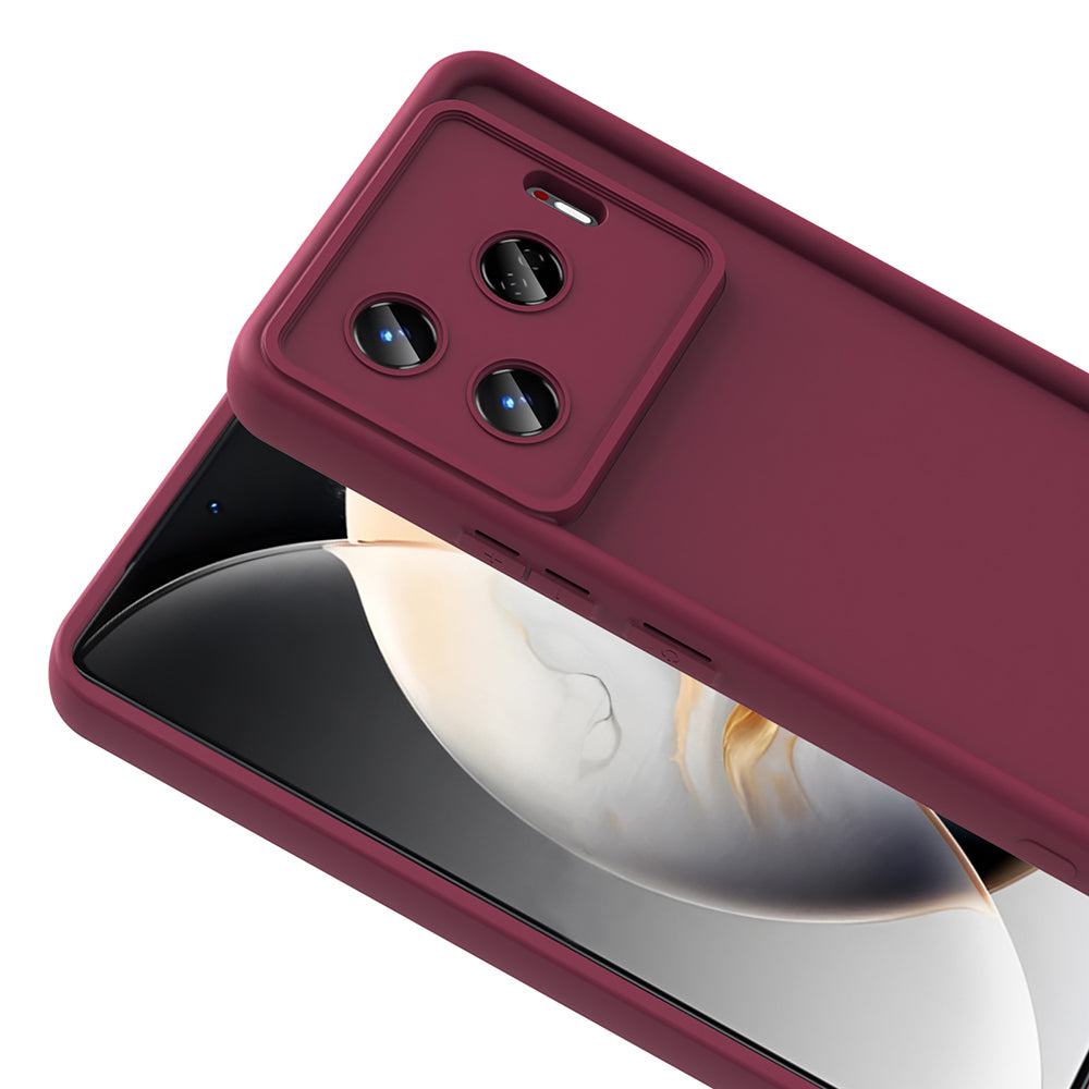 Tecno Camon 30 Pro 5G Kılıf Kamera Korumalı Zore Ananas Kapak Mürdüm