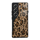 Tecno Camon 40 4G Kılıf Kamera Korumalı Desenli Zore Lusi Kapak Kahve Leopar