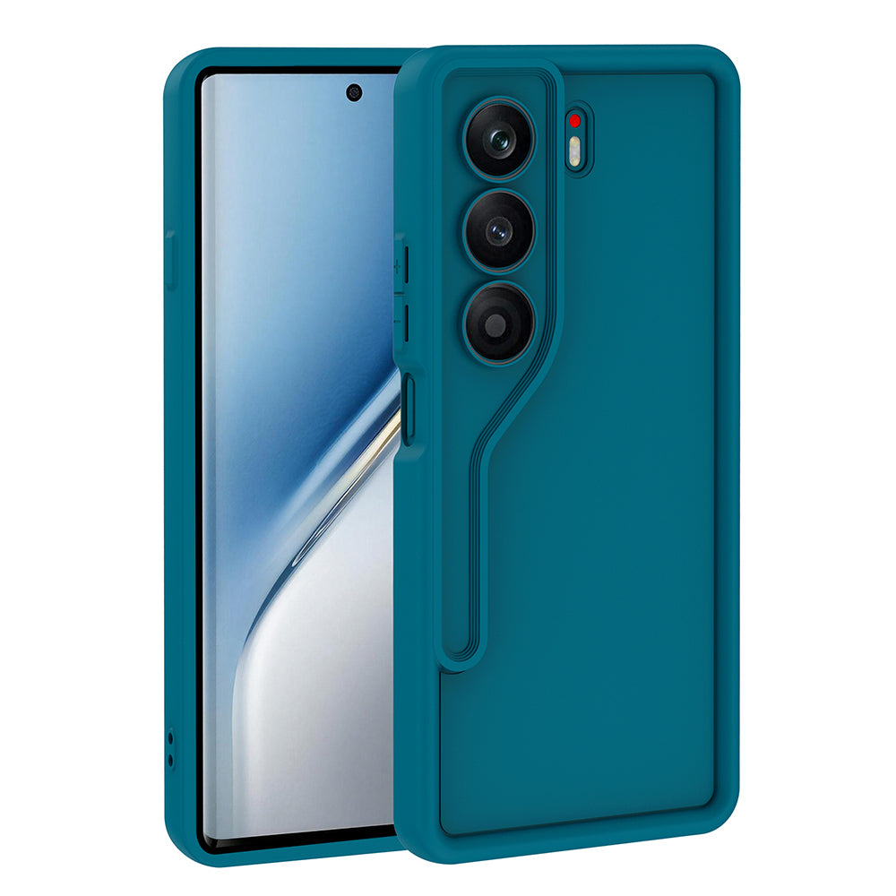 Tecno Camon 40 4G Kılıf Kamera Korumalı Ananas Kapak Koyu Yeşil