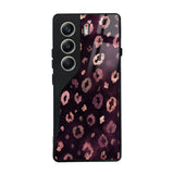 Tecno Camon 40 Pro Kılıf Kamera Korumalı Desenli Zore Lusi Kapak Pembe Leopar