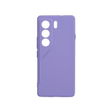 Tecno Camon 40 Pro Kılıf Zore Biye Silikon Lila